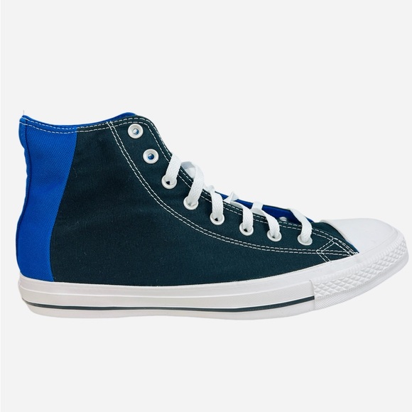 Converse CTAS Colorblock Blue/Black High-Top Unisex Sneaker 163348F Size 12 - Picture 3 of 12